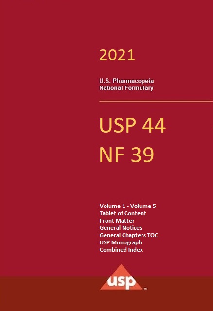 美国药典2021(USP44-NF39)